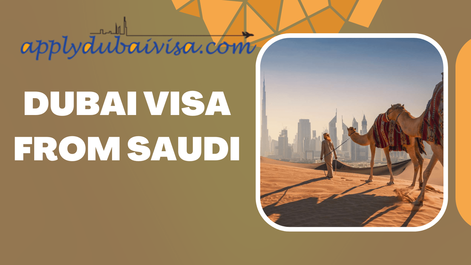 Dubai visa from saudi