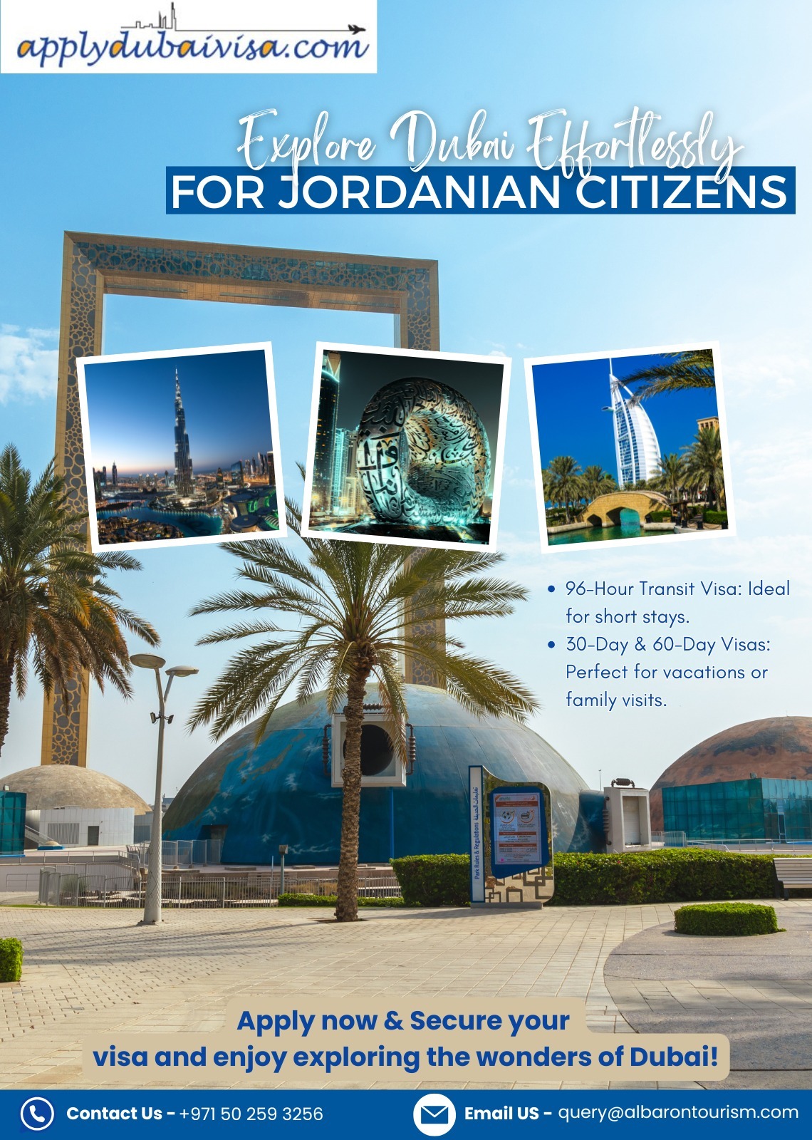 Dubai visa for Jordanian