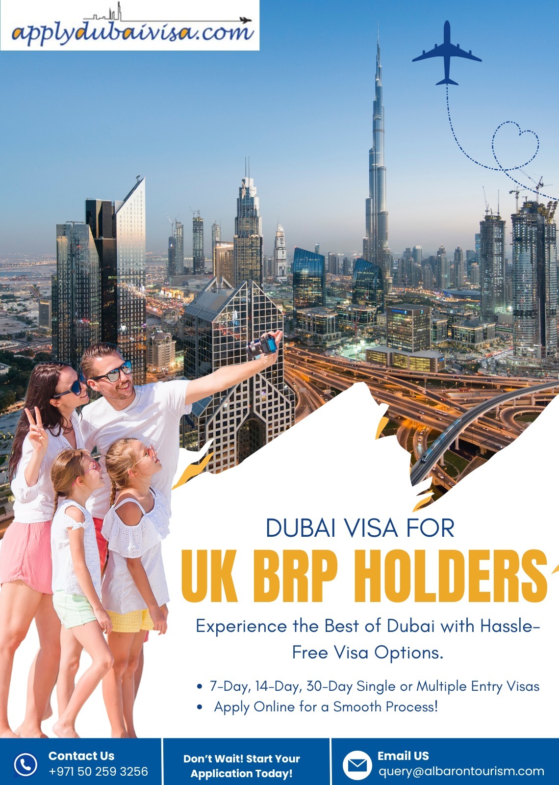 Dubai visa for UK brp holder