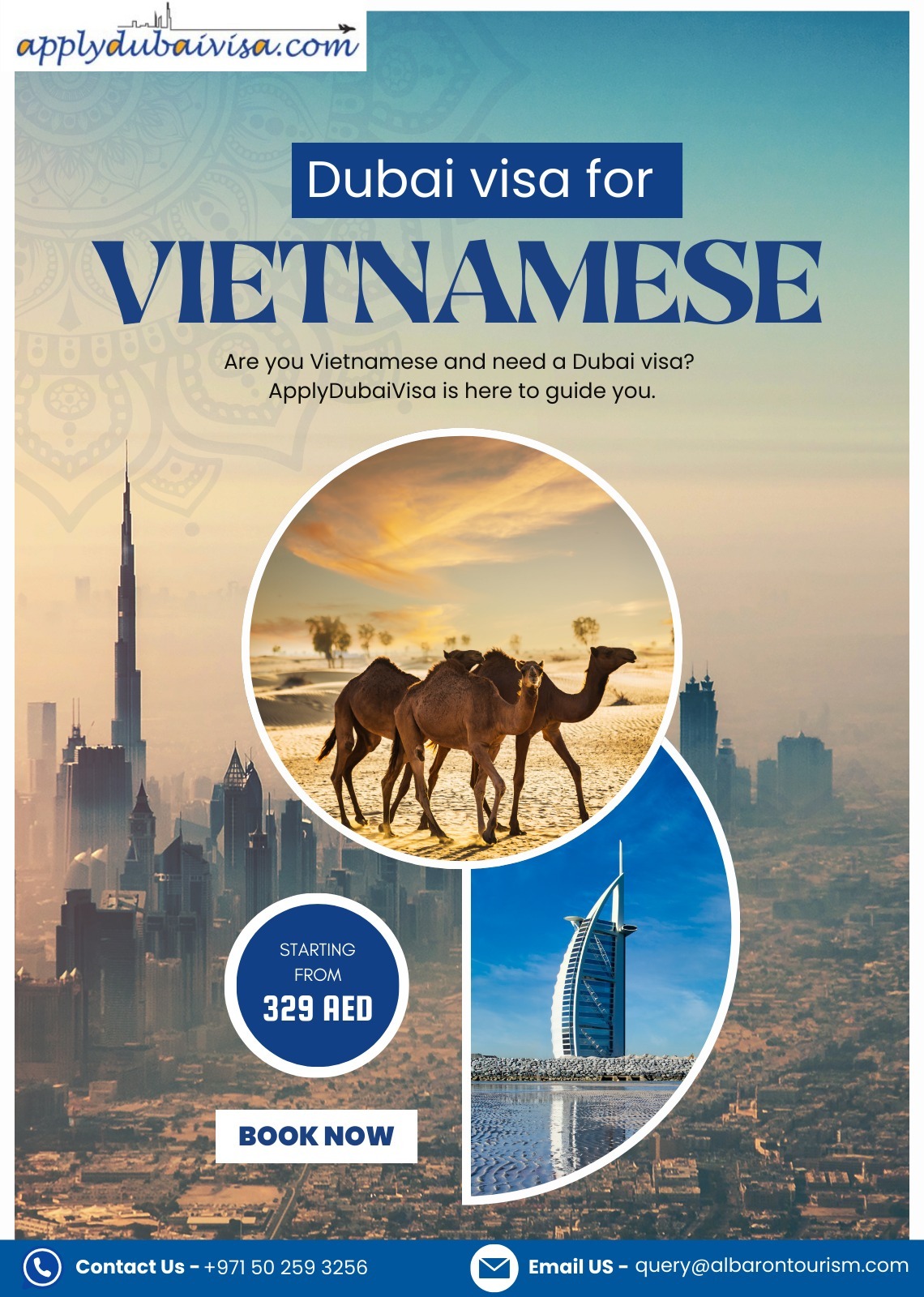 Dubai visa for Vietnamese